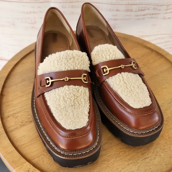 Sam Edelman Laurs Lug Sole Loafers Size 8.5