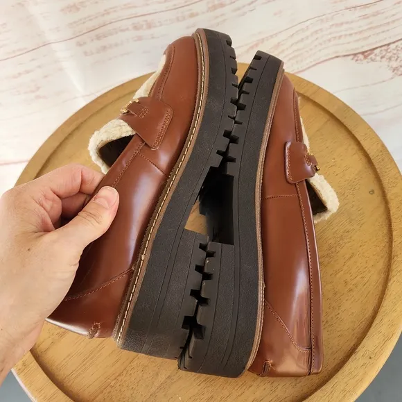 Sam Edelman Laurs Lug Sole Loafers Size 8.5