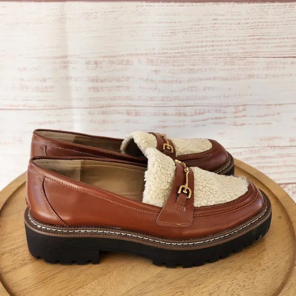 Sam Edelman Laurs Lug Sole Loafers Size 8.5