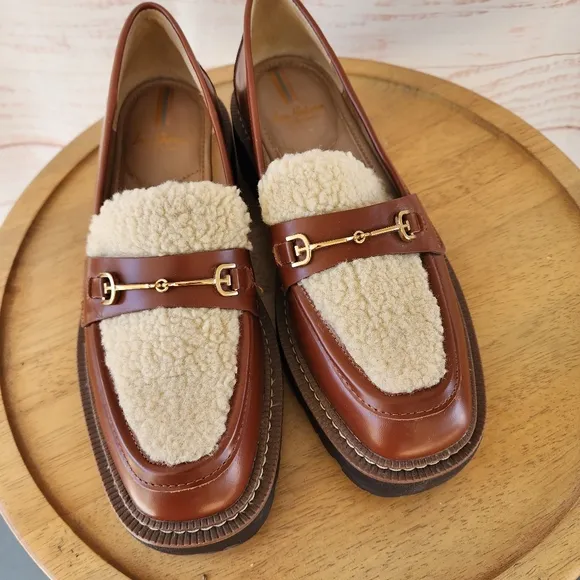 Sam Edelman Laurs Lug Sole Loafers Size 8.5
