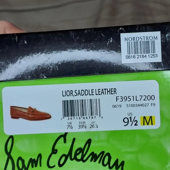 Sam Edelman Lior Loafer bit saddle leather brown toffee caramel womens 9.5