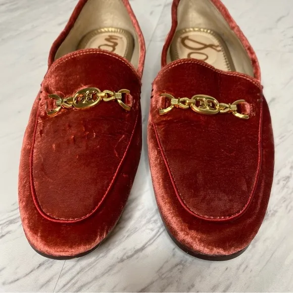 Sam Edelman Loraine Prima Bit Red Loafer 6M