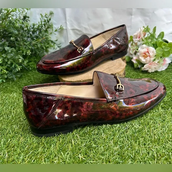 SAM EDELMAN WOMEN Loraine Bit Loafers $150 Size 9.5 Color: Coffee Multi NEW