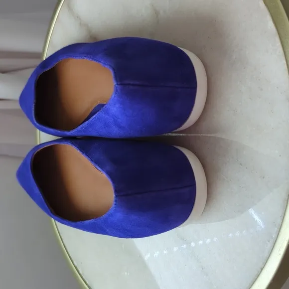SARTO by Franco Sarto Blue Suede Loafers