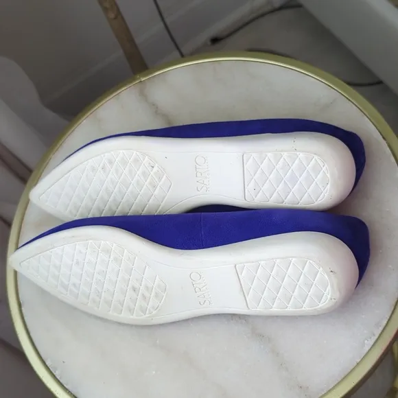 SARTO by Franco Sarto Blue Suede Loafers