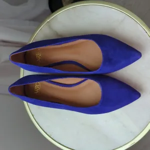 SARTO by Franco Sarto Blue Suede Loafers