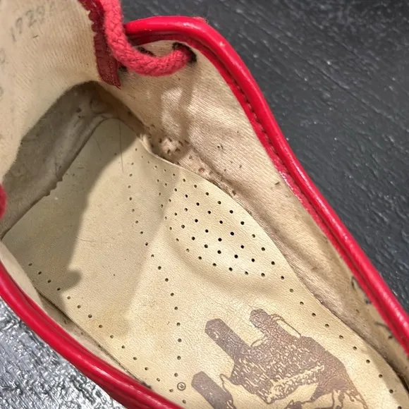 SAS Bounce Red Leather Lace  Up Moc