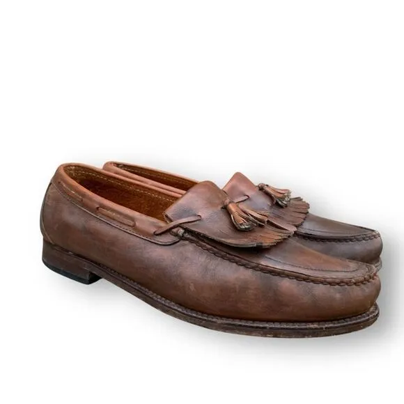 SAS Genuine Handsewn Slip On Kilte Tassel Loafers Cordovan Men's Size 11.5 USA