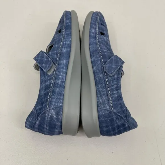 Sas Roamer Blue Jay Slip On Comfort Walking Shoe Loafers Womens size 9 M