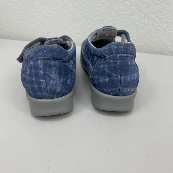 Sas Roamer Blue Jay Slip On Comfort Walking Shoe Loafers Womens size 9 M