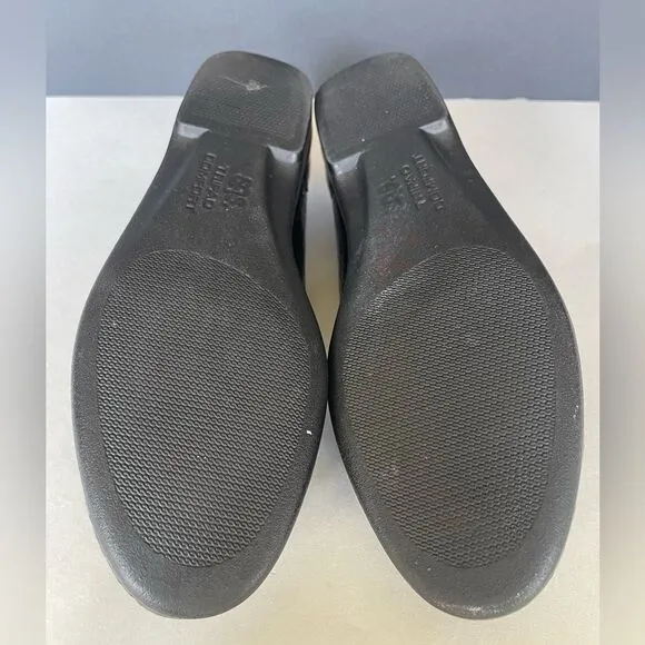 SAS Women’s Size 5 Shoes Alligator Black Tripad Comfort Footbed Loafers EUC