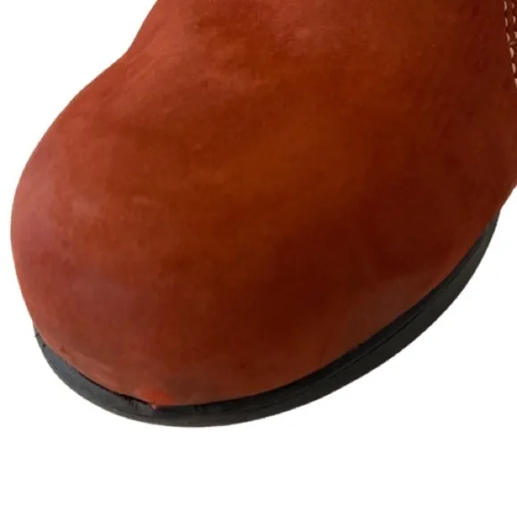 Saute Mouton Canada Chaussures Shearling Lined Suede Ankle Boots EU 39 US 8.5