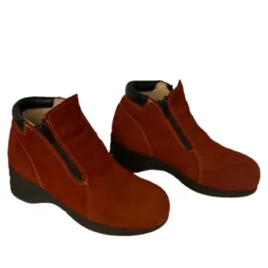 Saute Mouton Canada Chaussures Shearling Lined Suede Ankle Boots EU 39 US 8.5