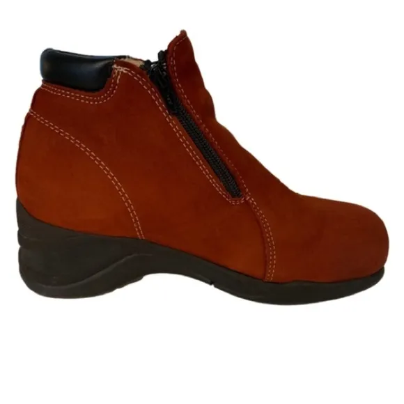 Saute Mouton Canada Chaussures Shearling Lined Suede Ankle Boots EU 39 US 8.5