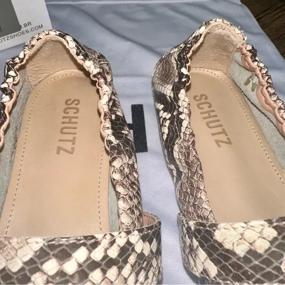 SCHUTZ Leather Flats