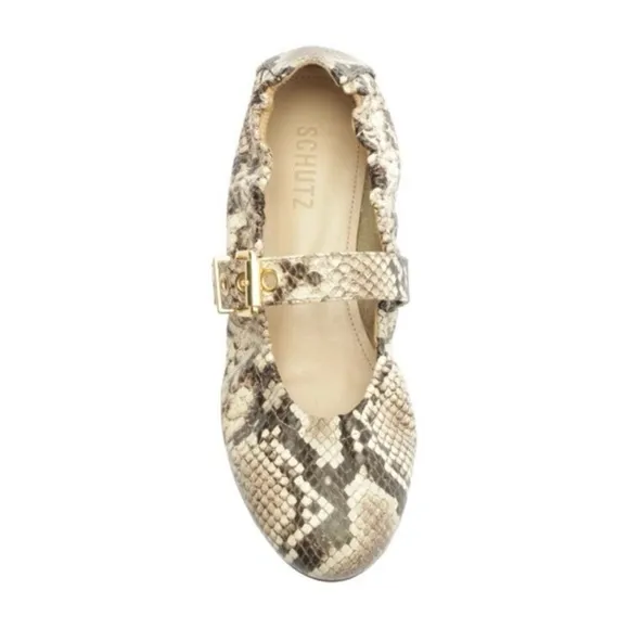 SCHUTZ Leather Flats