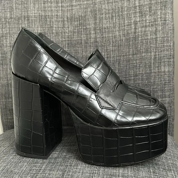 SCHUTZ Viola High Heel Platform Loafers