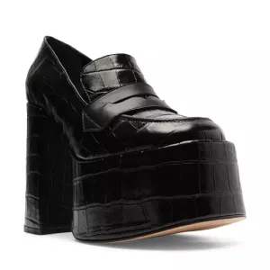 SCHUTZ Viola High Heel Platform Loafers