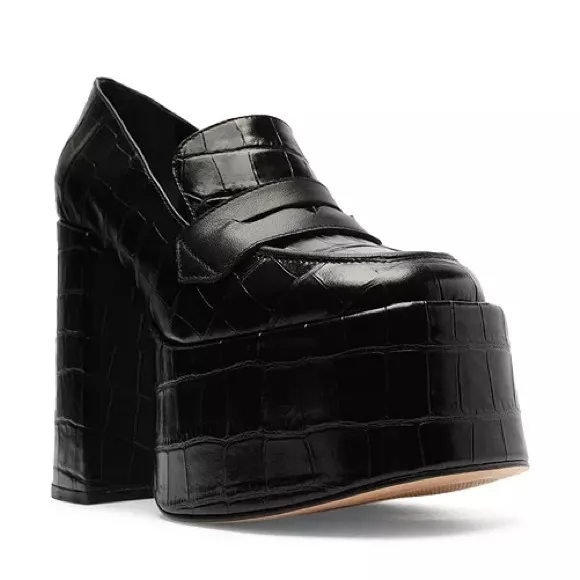 SCHUTZ Viola High Heel Platform Loafers