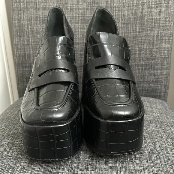 SCHUTZ Viola High Heel Platform Loafers