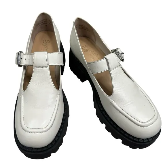Seychelles Luster Platform Mary Jane Loafers
