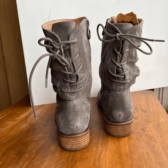 Söfft Sharnell Low Waterproof Suede Boots in Taupe Grey, Women’s 9