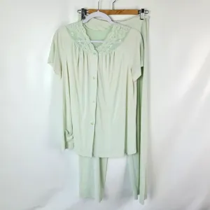 Shadow Line Vintage Pajama Pants Set Sz 34