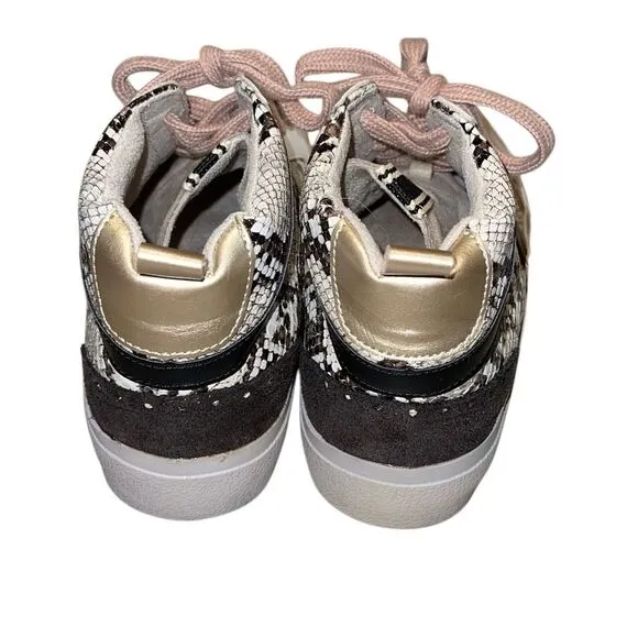 Shu Shop Paulina Sneaker in Natural Snake Size 6.5 NWOB