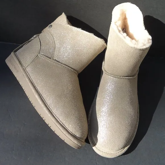 SIZE 5 youth. BEARPAW MIA sheepskin boots