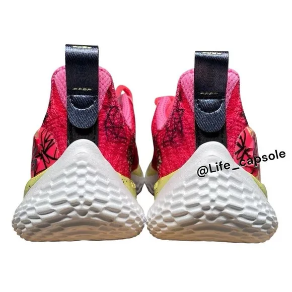 Size 5Y Under Armour Curry Flow 10 GS Butterfly Big Kid Pink 3026296-600 7 Wns