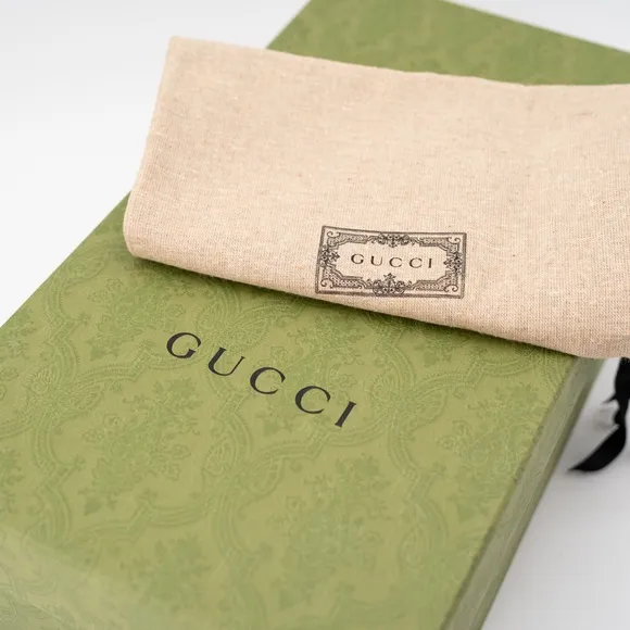 size 9G - Gucci Interlocking GG Rubber Slides Sandals Black Green Red