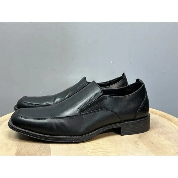 Skechers Memory Foam Slip On Loafers 64214 Mens size 10 Black Comfort