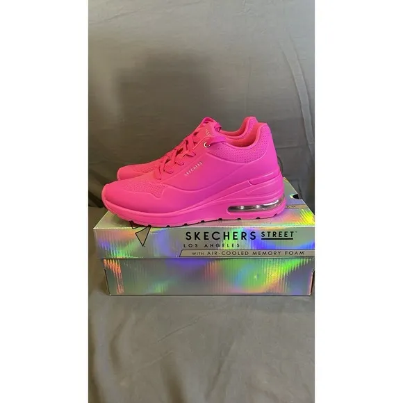 Skechers Million Air Elevated Air Pink Women's Size 9.5 Sneakers