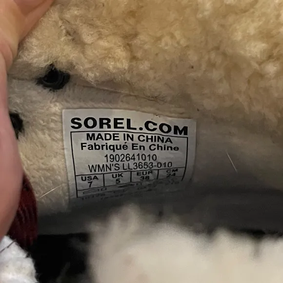 SOREL Ainsley Conquest Weatherproof Shearling Lined Cold Weather Boots