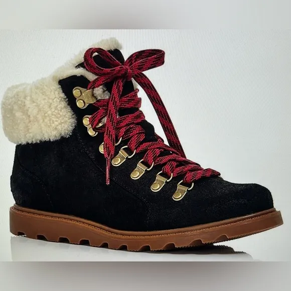 SOREL Ainsley Conquest Weatherproof Shearling Lined Cold Weather Boots