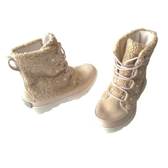 Sorel Boots Explorer II Joan Cozy Winter Boots, Faux Shearling, Waterproof