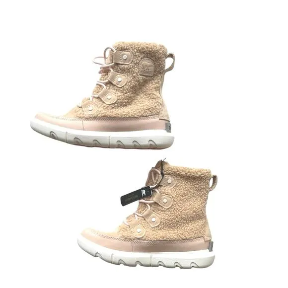 Sorel Boots Explorer II Joan Cozy Winter Boots, Faux Shearling, Waterproof