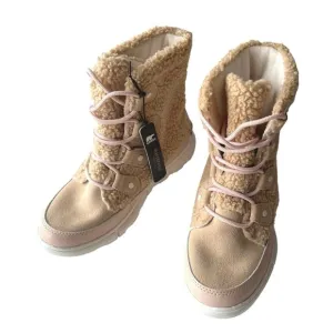Sorel Boots Explorer II Joan Cozy Winter Boots, Faux Shearling, Waterproof