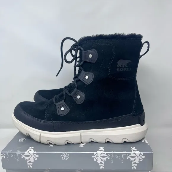 Sorel Explorer II Joan Waterproof Faux Fur Winter Boots Size 11