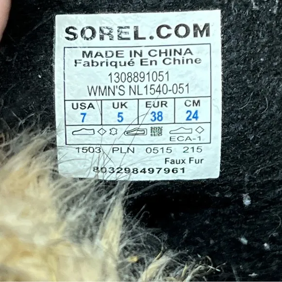 Sorel Joan of Artic Winter Boots, sz 7
