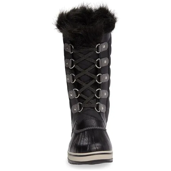 Sorel Kids Big Girls Snow Boots Tofino II Waterproof Size US 6 Black Quarry