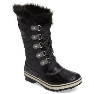 Sorel Kids Big Girls Snow Boots Tofino II Waterproof Size US 6 Black Quarry