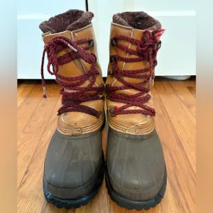 Sorel Pathfinder Men’s Brown and Tan Boots. Size 10.5.