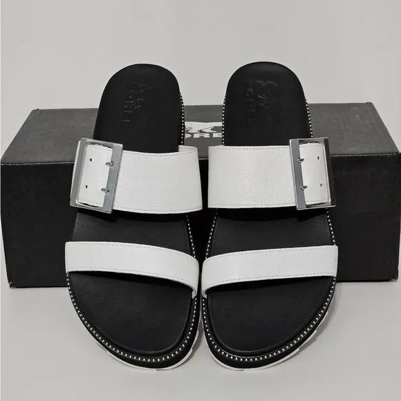 Sorel Roaming Slides in sea salt color. NIB-Size 7.5