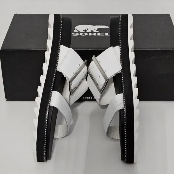 Sorel Roaming Slides in sea salt color. NIB-Size 7.5
