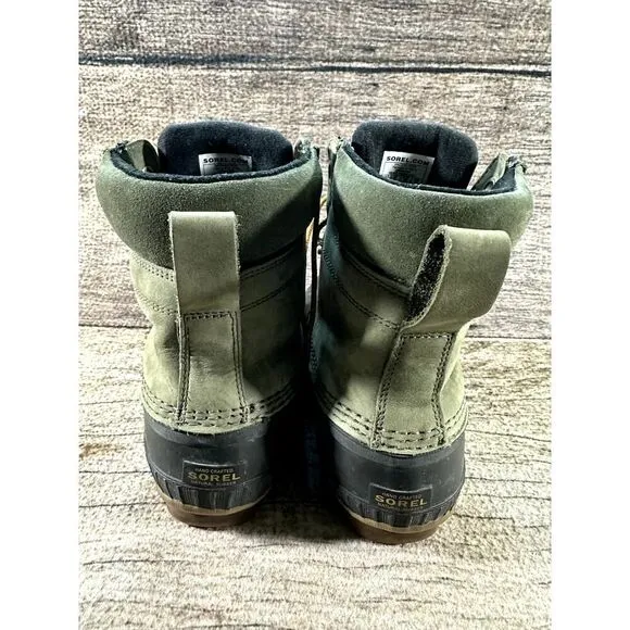 SOREL Rubber Boots Cheyenne II 2 Men’s Sz 8 NM2575-052 Waterproof Green