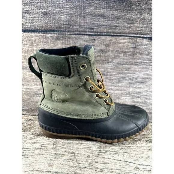 SOREL Rubber Boots Cheyenne II 2 Men’s Sz 8 NM2575-052 Waterproof Green