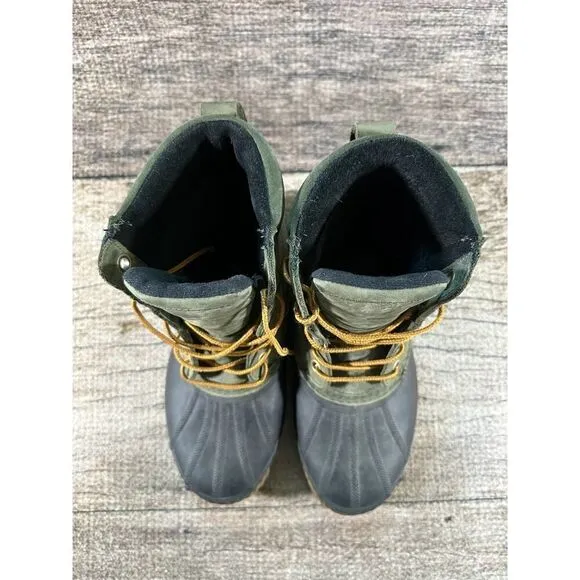 SOREL Rubber Boots Cheyenne II 2 Men’s Sz 8 NM2575-052 Waterproof Green