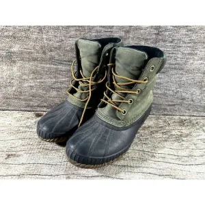 SOREL Rubber Boots Cheyenne II 2 Men’s Sz 8 NM2575-052 Waterproof Green