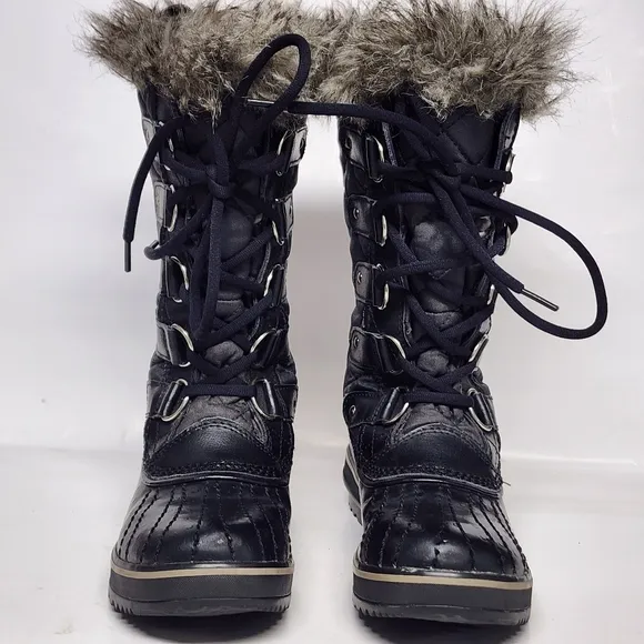 Sorel TOFINO II  Waterproof Lace up Quilted Winter Boots size 5